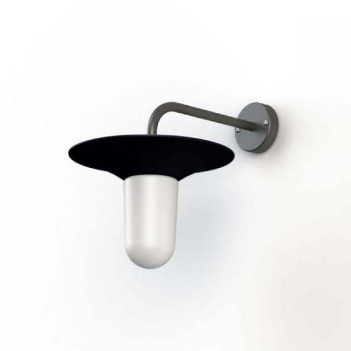 Mattglas samtschwarz
